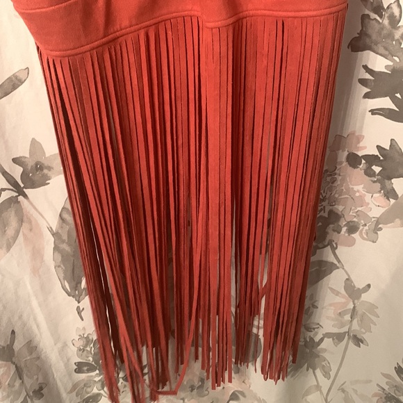 3 XL unique studded top. Zip up back and opens. Super soft. Long long tassels - Picture 5 of 5